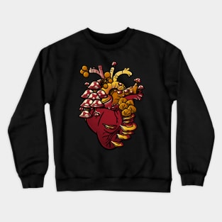 Cordyceps Fungi Heart by Tobe Fonseca Crewneck Sweatshirt